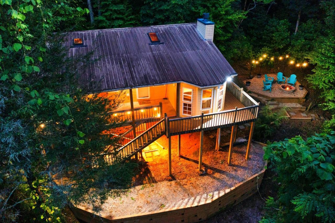 Cozy Cabin Retreat - Hot Tub, Fireplace&Fire Pit Blue Ridge Exterior foto